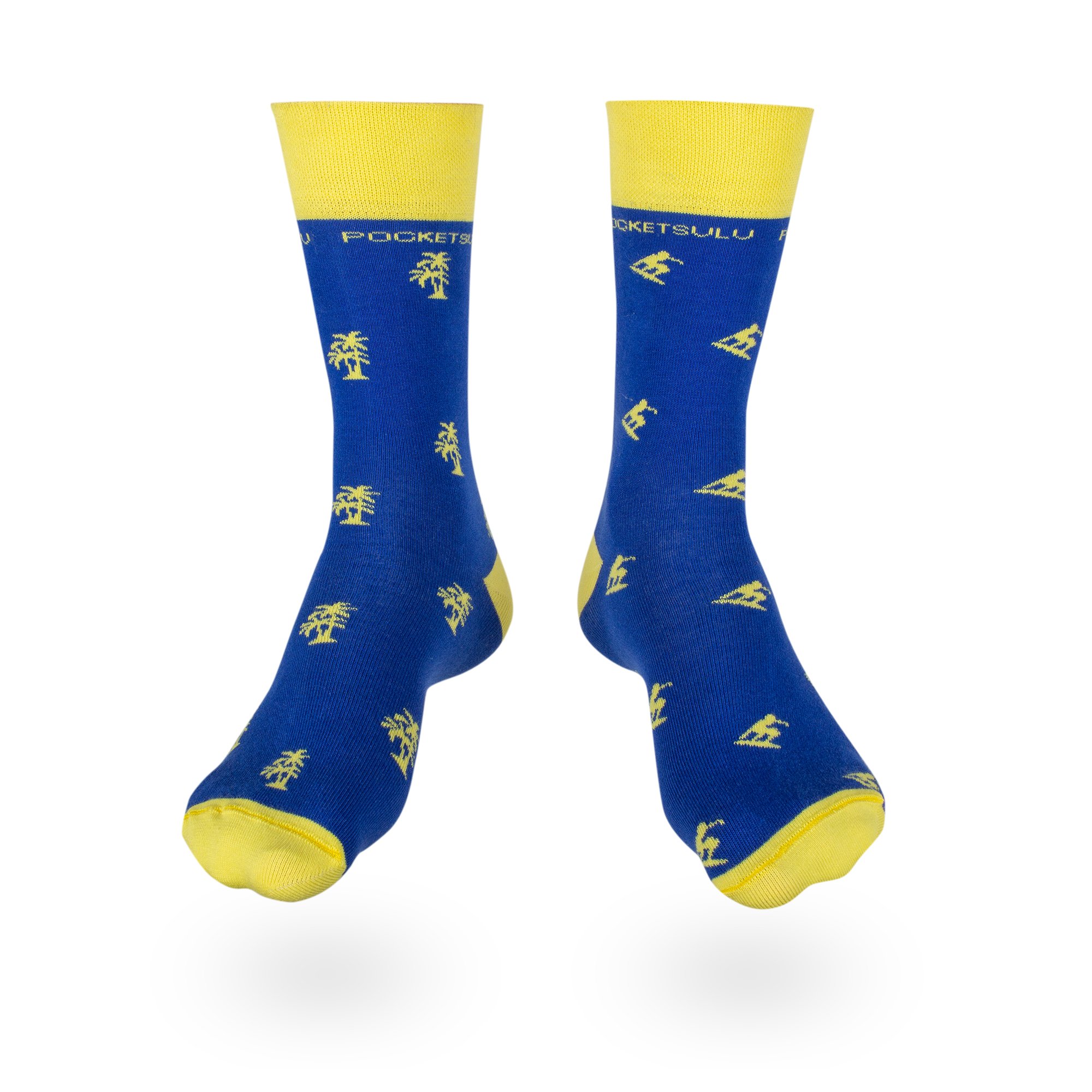 REGULAR SMART BLUE SOCKS - Pocket Sulu